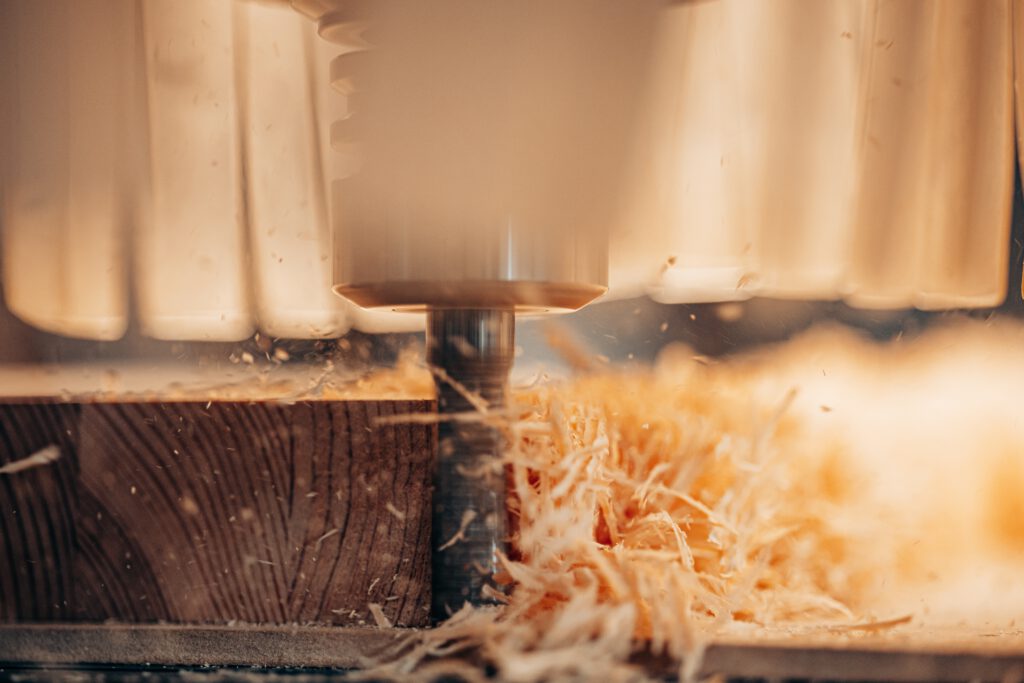 Nahaufnahme CNC